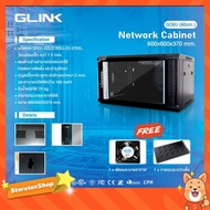 RACK GLINK Cabinet Model GC6U Depth 60 CM. (600x600x370MM.) Black