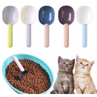 PET FOOD SCOOP- PET FOOD KIBBLES SCOOP (RANDOM COLOR) / PET FOOD SCOOP WITH SEALING CLIP