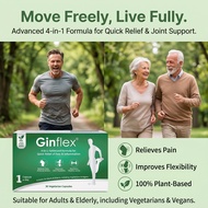 LIVA Malaysia Ginflex Veggie Capsule （30 Vegetarian Capsules）Relieve systemic inflammation EXP2028 0