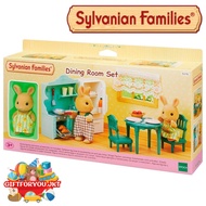 Sylvanian Families Dining Room Set Accessories Children's Toys Figure Collection Collectible Room Fu