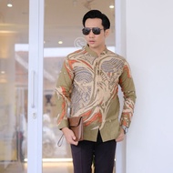 KEMEJA Slimfit And Reggular Men's BATIK Shirts/ Latest Men's BATIK Shirts 2023/ Men's BATIK Shirts With Layers Of BATIK/Primum Men's BATIK Shirts/Men's BATIK Shirts With NAVY Colors/Men's BATIK Shirts With Long Sleeves/Men's BATIK Shirts With SIMPLE Motif