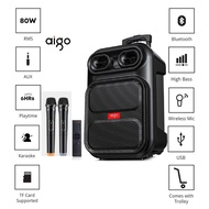 實體店鋪/SF (S55 $680 / S56 $780 /Tripod $100) Aigo 60w / 80w BT Party Speaker | Karaoke Wirelss Mic Mic