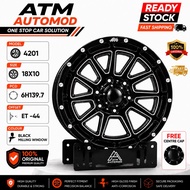 Sport Rim 4201 Wheels 4x4 Sport Rim 18x10 6H139.7 ET44 - READY STOCK