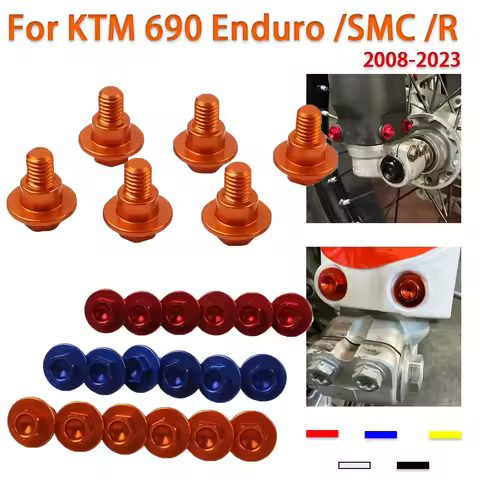 For KTM 690 Enduro R 690Enduro R 690 SMC R Freeride 350 250 R 250R Motorcycle Accessories M6*12 Fron