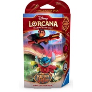 {Solitaire House} Disney Lorcana TCG Single Deck 8th Edition Jafang's Rule Red Blue