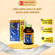 Viên Uống Sụn Vi Cá Mập Orihiro Squalene 360 Viên Nhật Bản, Viên Dầu Gan Cá Mập Hỗ Trợ Xương Khớp