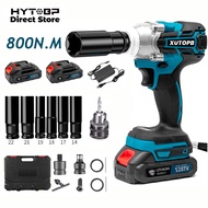 HYTOBP Cordless impact Wrench Mesin Bor 528TV Impact Baterai Bolak Balik Impek Pembuka Baut Impek Ba