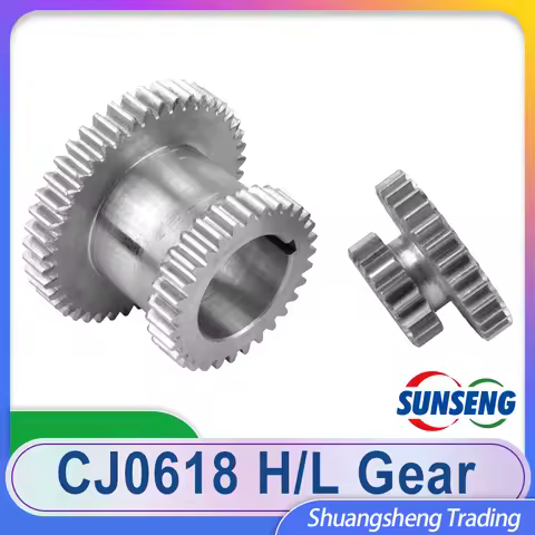 2pcs High&low Metal Transmission Gear SIEG C2&C3-014G/024G JET BD-6 Metal Lathe Main Shaft Duplicate