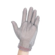 Plastic Belt Stainless Steel Mesh Glove Cut Resistant Chain Mail Protective Anti-Cutting Glove for K