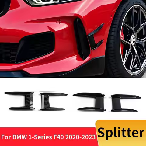 Front Bumper Side Splitter Lip Air Dam Spoiler Diffuser Tuning Accessories Body Kit Sport Trim For B
