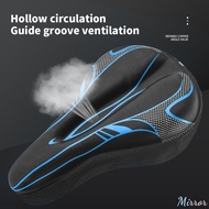 ♕ Bicycle Saddle Cover Men Women Mtb Road Cycling Soft Bike Flash Silicone Seat Cover