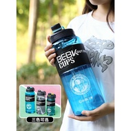 sports water bottle♕❍☁Sturdy 2L 3L Larger Gym Water Bottl for Sport Water Bottle with Straw School B