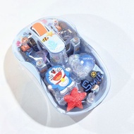 Handmade Transparent Mouse Doraemon Doraemon Wireless Silent Mouse Gift