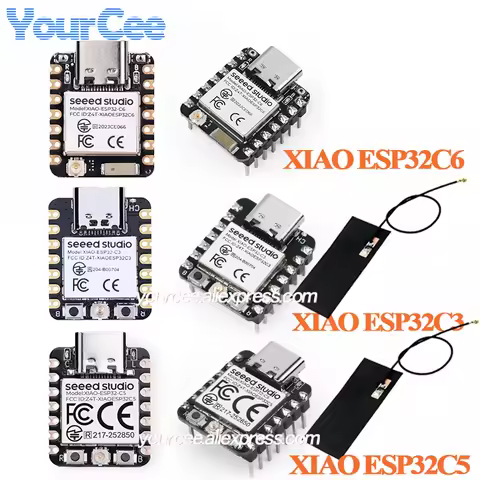 10pcs/1pc ESP32 Seeed Studio XIAO ESP32C6 ESP32C3 ESP32C5 WiFi 6+Bluetooth-compatible Ble 5 Zigbee M