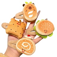 4Pcs Cute Food Hair Flat Hair Clips for Women Girls Cartoon Hair Accessories for Long Short Hair Par