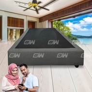 Single Size - 15 Inches Jepun Waterproof CASA Leather Divan Base Box Only / Divan Box / Leather Diva