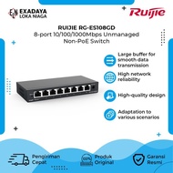 Ruijie RG-ES108GD, 8 Port Gigabit Metal Case unmanaged Switch