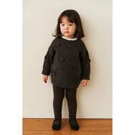 Zara Girls' Black Ribbon Top