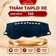 TAPLO CARPET FOR I10 - 2007-2012 - SHEEP VELVET MODEL - HOT PROOF, ANTI-GLARE - TOKO AUTO