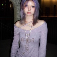 Mine Series Punk Style Clothing y2k Clothes Women's American Hot Girl Long Sleeve T-Shirt Women Spri