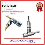 Furutech FP-200B(Rhodium/Gold)Banana Terminal (4pcs/set)