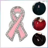 Breast Cancer Ribbon Pin Brooch Women Breast Cancer Awareness Ribbon Brooch Breast Cancer Accessory 