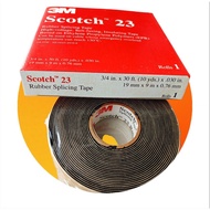 Scotch 23 Rubber Splicing Tape - 3/s 4 in x 30 ft x 0.030 in, Pure Rubber, Easy to Use