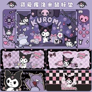 Sanrios Kuromi kawaii Cartoon Mouse Pad 60x30cm Anime Keyboard Mouse Mat Soft Anti-slip Table Deskpa