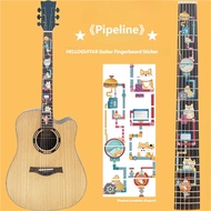 Guitar Fretboard Decals Guitar Stickers&Decals,Guitar Fretboard Decorations＆Panel Decorations #4