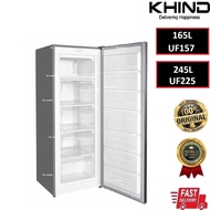 Khind Upright Freezer|Peti Sejuk Beku|Peti Dagging |Peti Beku UF157 165L / UF225 245L