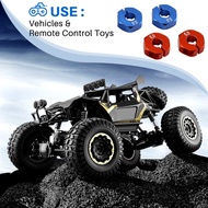 4 Pcs Aluminum Thickness Wheel Hex 12mm Drive Hub with Pins Screws for RC Car Crawler Trucks Slash