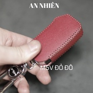 Bao da móc khoá bọc ốp chìa khoá xe ô tô KIA K3 K5 Sportage Sorento da bò nhiều màu