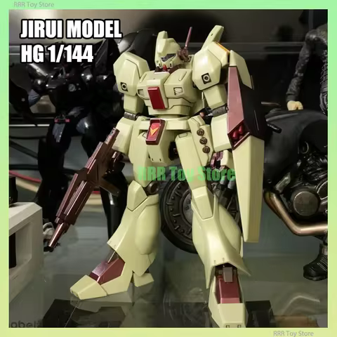 JIRUI Model HG 1/144 JEGAN Axis Shock Image Color Action Figures Assembly Model Kit RGM-89 Robot Pla