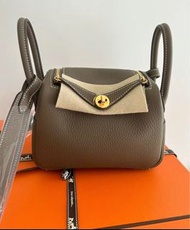Hermes mini Lindy 大象灰