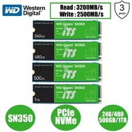 WD Green SN350 NVMe SSD (240GB/480GB/500GB/1TB)