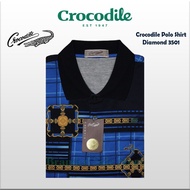 Polo Shirt , Kaos Kerah CROCODILE Diamond, 3501