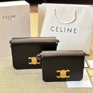 CELINE Crossbody Bag Handbag กระเป๋า กระเป๋าผู้หญิง L:23x17cm M:19x13cm White M:19x13cm