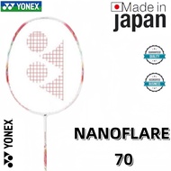 YONEX NANOFLARE 70/NF 70 /NF70Coral Pink(299) MADE IN Japan MADE IN Taiwan 4U/5U--Fast delivery