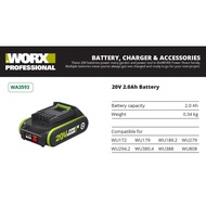 Worx Rechargeable Battery 20V 2.0Ah