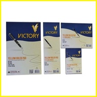 ◰ ❂ ◶ YELLOW pad paper set Victory pad paper