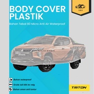 Transparent Body Cover Car triton Car Cover triton Car triton single cabin triton double cabin Hilux single cabin Hilux double cabin Nawara single cabin Nawara double cabin serena hws serena c24 serena c26 evalia carnival kia carnival everest biante