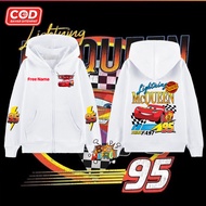 THE CARS Lightning McQueen Kids Zipper Hoodie THE CARS Lightning McQueen Zipper Jacket/