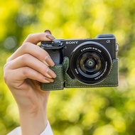 New Camera Case Leather Case Protective Case Sony A6400 Camera Case A6300 Camera Case A6100 Half Pac