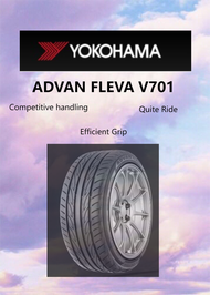 TYRE YOKOHAMA FLEVA V701 165/50R15 195/55R15 195/50R16 205/45R16 205/50R16 205/45R17 215/45R17 205/4