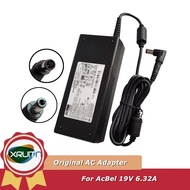 Genuine AcBel ADC027 AC Adapter 19V 6.32A 120W Charger For MSI MECHREVO Laptop Power Supply 5.5*2.5m