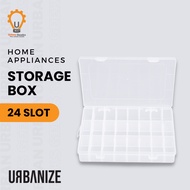 Urbanize IEM Adjustable Grid Box 24 Slots Earphone Storage Box
