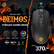 WIRELESS Gaming MOUSE NEOLUTION E-SPORT DEIMOS เม้าส์ไร้สาย แบตเตอรี่ในตัว