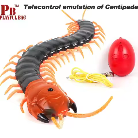 Remote control electric simulation centipede creative novelty tricky toys birthday child friend Apri