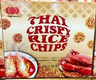 Costco好市多 泰脆 泰式米餅 冬蔭功風味 + 蟹咖哩風味 30克 X 16包 Thai Rice Chips