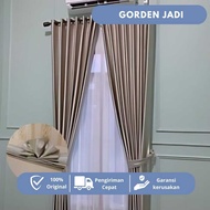 Blackout Window Curtains 80% (Imported) 6 Waves (12 Ring)